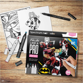 981005 Creativ Company Hobbyset Illustratie, Harley Quinn, diverse kleuren