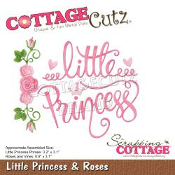 CCE605 CottageCutz Dies Little Princess & Roses .9" To 3.2"