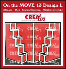 115634/4813 CLMOVE13 Crealies On The MOVE design L CLMOVE13
