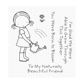 PI318 My Favorite Things Pure Innocence Stamps Grow Together 4"X4"