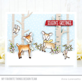 CS517 My Favorite Things Vault Clear Stamps Dashing Deer 4"X6"