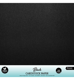 SL-CO-PS48 StudioLight SL Paper Set Cardstock Black 250 gsm Essentials nr.48