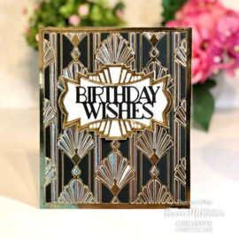 CED4479 Sue Wilson Craft Die Art Deco Collection Grand Labels