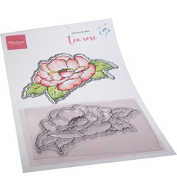 TC0891 Marianne DesignTiny's Flowers Tea rose