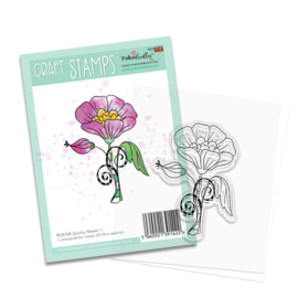 PD8768 Polkadoodles Quirky Flower 1 Craft Stamps