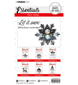 BL-ES-STAMP113 - BL Clear stamp Snowflake Essentials nr.113