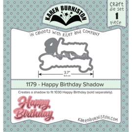 KBR1179 Karen Burniston Dies Happy Birthday Shadow