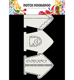 470.713.834 Dutch DooBaDoo Card Art Gingerbread House