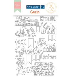 PL3502 Marianne Design Project NL Chipboard-Gezin