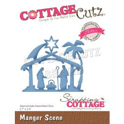CCE554 CottageCutz Elites Die Manger Scene, 2.7"X2.4"