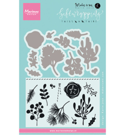 KJ1715 Marianne Design Giftwrapping: Twigs & twine