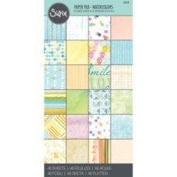 651159 Sizzix Cardstock PadFox Watercolors  6"X12" 48/Pkg