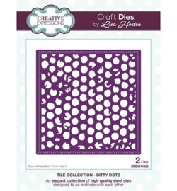 CEDLH1053 Cutting & embossing Bitty Dots