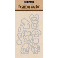 388614 Hero Arts Frame Cut Dies Mouse Tea Party