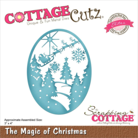 CCE598 CottageCutz Elites Die The Magic Of Christmas 3"X4"