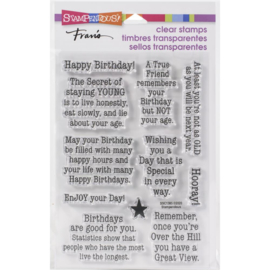 645718 Stampendous Perfectly Clear Stamps Birthday Age