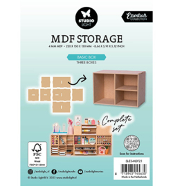 SL-ES-MDF21 - Storage Basic Box Three boxes Essentials Tools nr.21