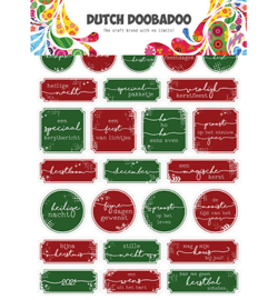 491.200.010 Dutch DooBaDoo Dutch Sticker Art Christmas
