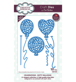CED1350 Creative Expressions Dotty Ballons