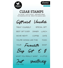 SL-ES-STAMP821 StudioLight SL Clear Stamp Gift card Essentials nr.821