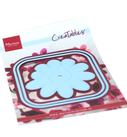 LR0673 Marianne Design Creatable Square box & flower