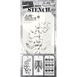 MST061 Tim Holtz Mini Layered Stencil Set
