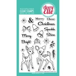 417162 Avery Elle Clear Stamp Set Kitsch Christmas