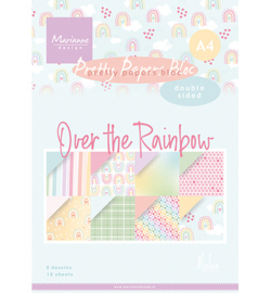PK9188 Marianne Design Over the rainbow by Marleen