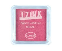 19125 Aladine Inkpad Izink Pigment Metal Pink