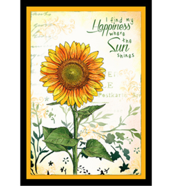 JMA-ES-STAMP66 StudioLight  JMA Clear Stamp Sunflower Essentials nr.66