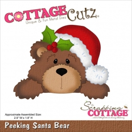 167768 CottageCutz Die Santa Bear