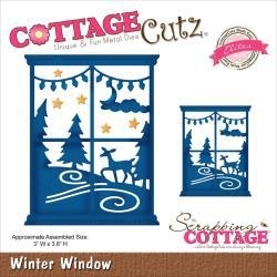506483 CottageCutz Elites Die Winter Window 3"X3.8"