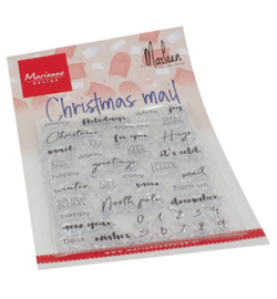 CS1070 Marianne Design Christmas mail by Marleen