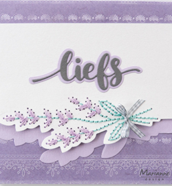 CR1577 Marianne Design Craftables Stitching Lavender