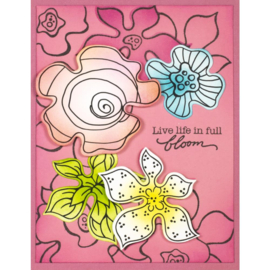 DCP1022 Stampendous Dies Floral Bouquet