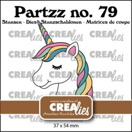 CLPartzz79 Crealies Partzz Eenhoorn