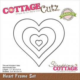 533085  CottageCutz Basics Frame Dies Heart