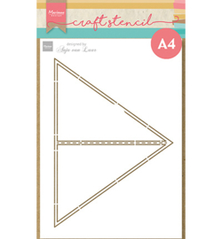 PS8131 Marianne design Anja's Triangle card