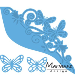 LR0456 Marianne Design Creatables Butterfly border