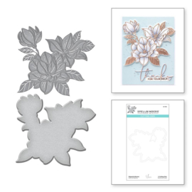 S41169 Spellbinders Etched Dies Magnolia Blooms