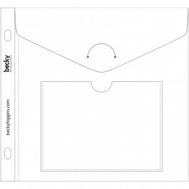 039970 Project Life Big Envelope Pages 6"X6" 5/Pkg