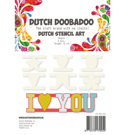 470.990.060 Dutch DooBaDoo Stencil Art Shapes