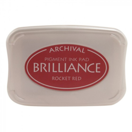 BR1-23 Brilliance ink pad rocket red