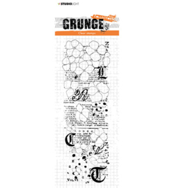 SL-GR-STAMP204  Hydrangea Grunge Collection nr.204
