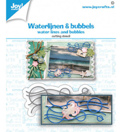 6002/1477 Joy!Crafts Cutting & embossing Waterlijnen en Bubbels