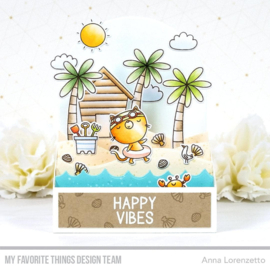 CS-689 My Favorite Things Sunny Rays Sentiments Clear Stamps