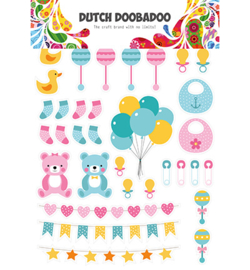 474.007.010 Dutch DooBaDoo Dutch Paper Art Baby elements