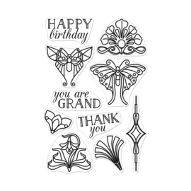 573285 Hero Arts Clear Stamps 4"X6" Deco-rations
