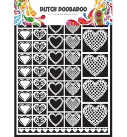 472948001 Dutch Doobadoo Laservel Hearts