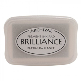 BR1-92 Brilliance ink pad platinum planet